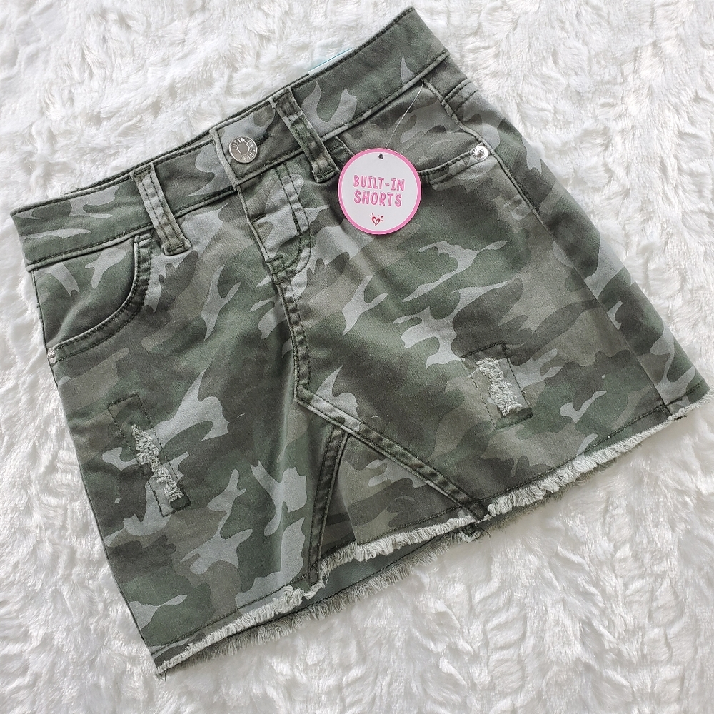 Justice Camo Skort